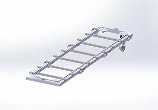 Vertical installation，Elliptical bottom plate chain，Ring rail 200, 10/0T，Light load