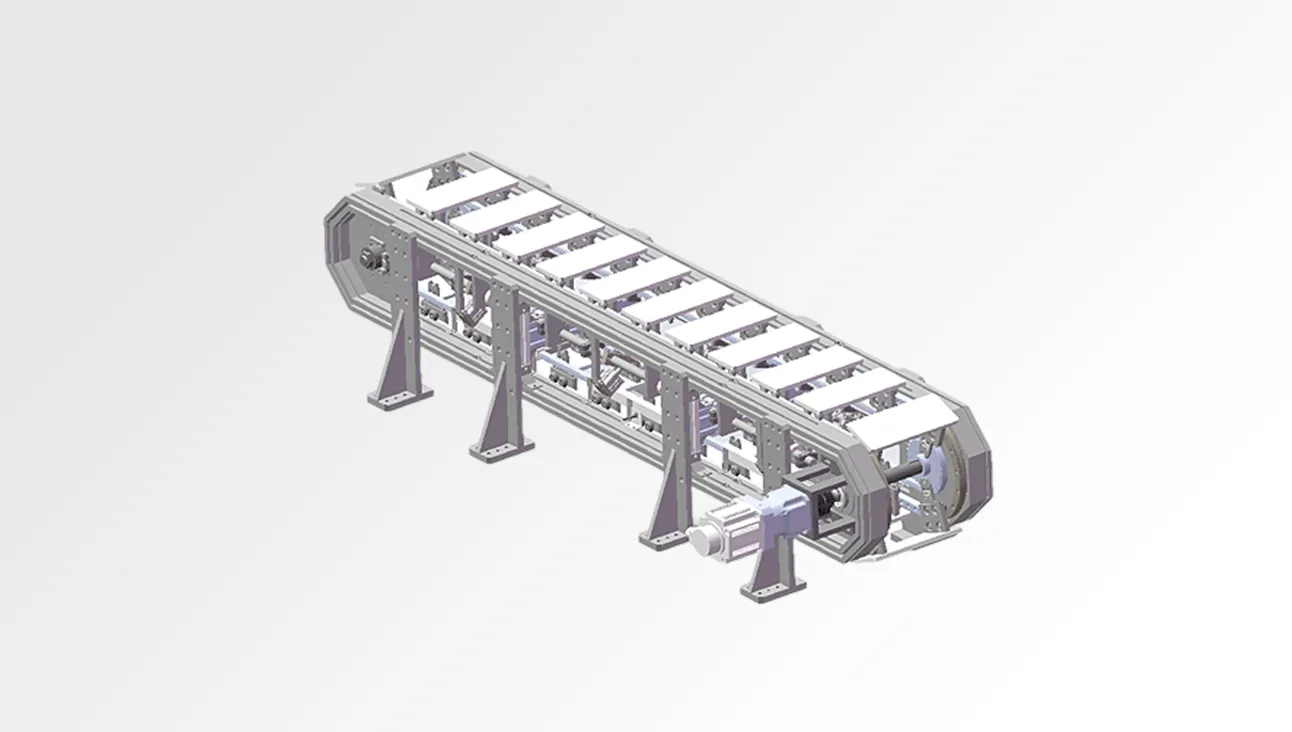 Curved Rail Vertical Conveyor