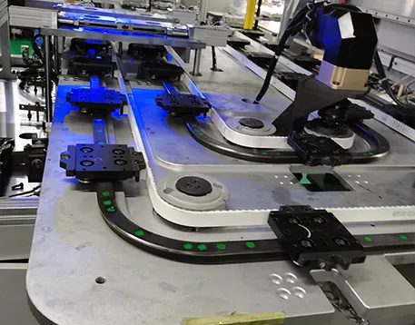 Curved rail and conveyor: Curved transmission tool for power battery smart manufacturing