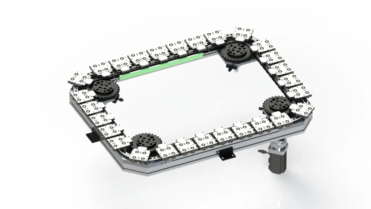 Advanced Circular Conveyor Track System for Precision Applications