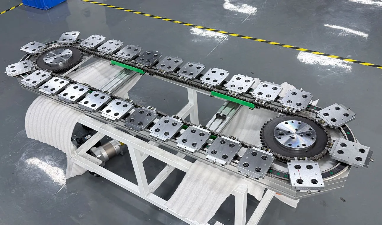 Precision-designed curved guide rail