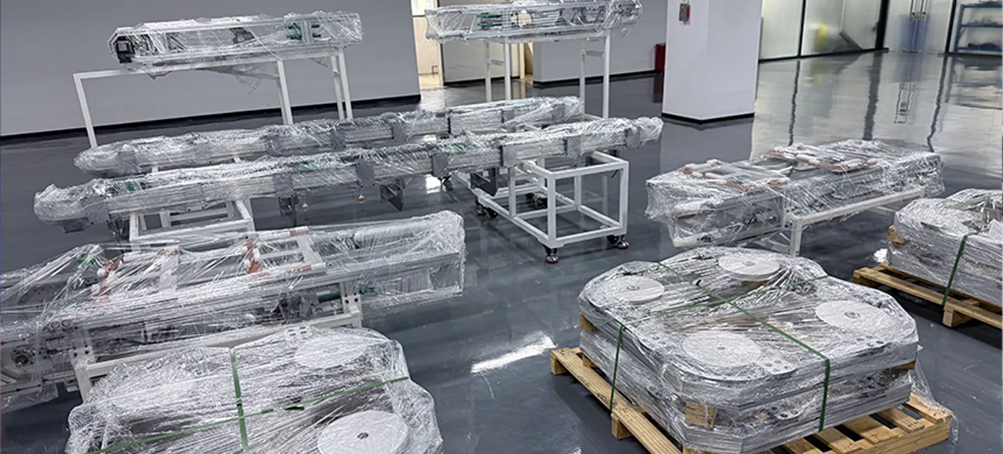 Customized automation conveyor solution developed for advanced industrial vision inspection applications