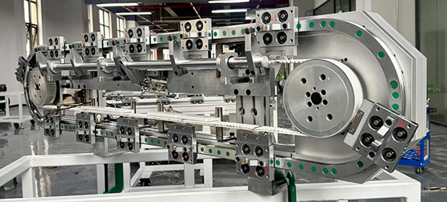 High-Speed Circular Conveyor System installed on Hainan Jianbang Pharmaceutical's automated packaging line