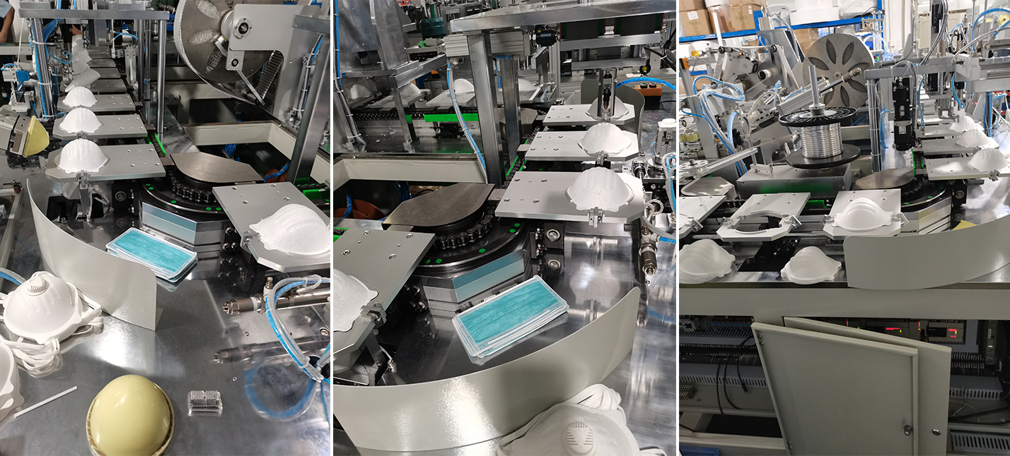 Curved rail and conveyor: Efficient curved transmission solution for mask production
