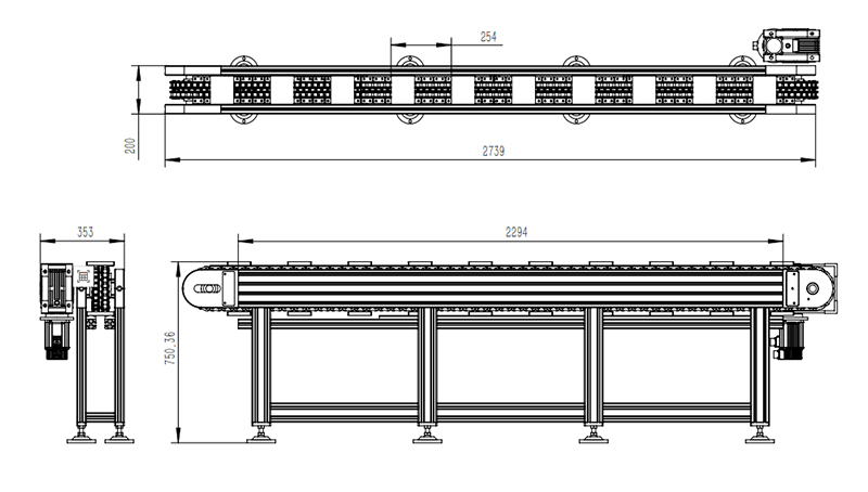 High - Efficiency Chain Conveyor Line