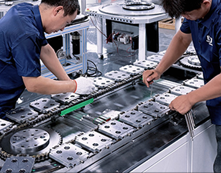 Precision conveying equipment assembly and final inspection at Zhenji Automation