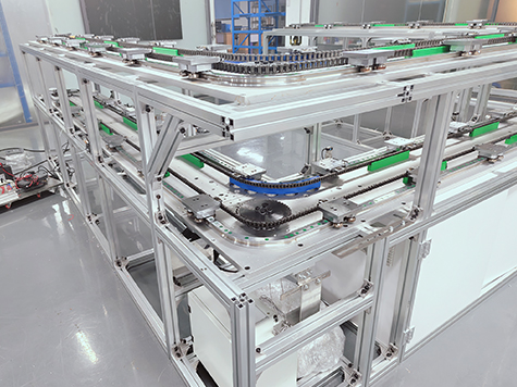 Precision circular guide rail with customized carrier and fixture