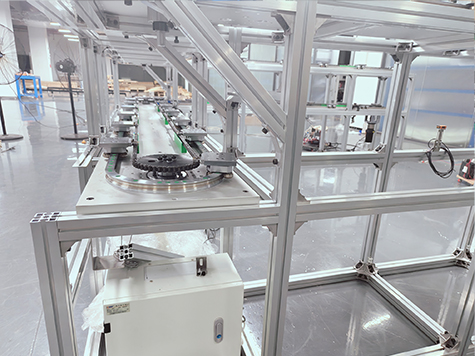 Custom S-shaped circular guide rail for automated production